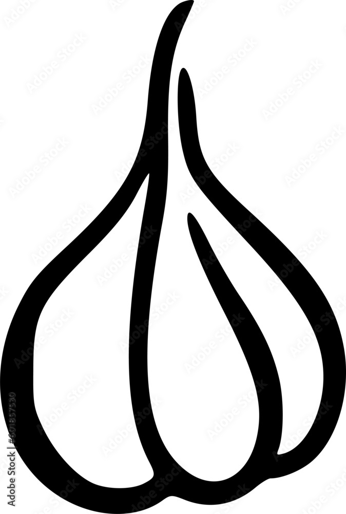garlic icon vector symbol design illustration garlic icon vector symbol design illustration
