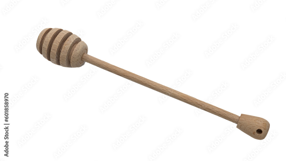 Honey stick on white background. Honey stick on white background.