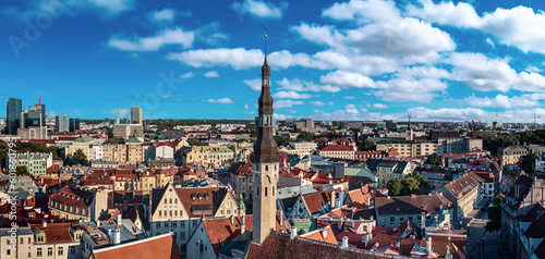 Aerial View of Tallinn