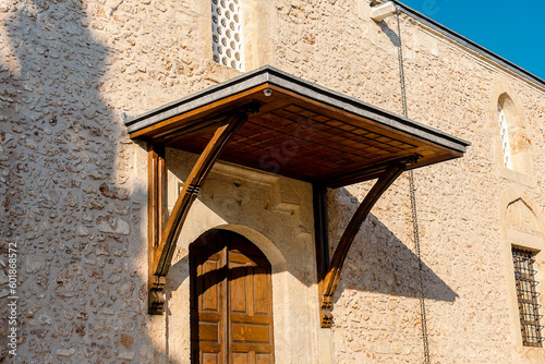 Detail of Tekeli Mehmet Pasha Mosque. A mosque located in the historical center of Turkish Antalya. It was built by order of the Grand Vizier Mehmed Pasha and named after him. photo