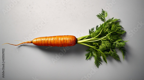 des carottes de saison, sorties de terre, IA photo