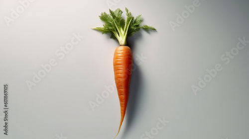 des carottes de saison, sorties de terre  photo