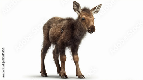 Image of an Elk with a white background
