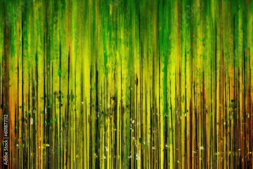 vibrant green and yellow abstract background with dynamic lines and shapes Generative AI