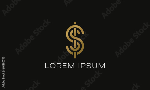 luxury clothing brand SI initial letter logo Royalty Boutique vector logo.