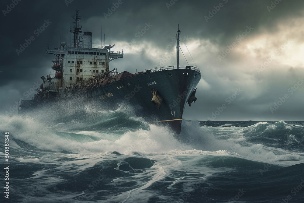 Fototapeta premium Storms And Hurricanes Ai Generative