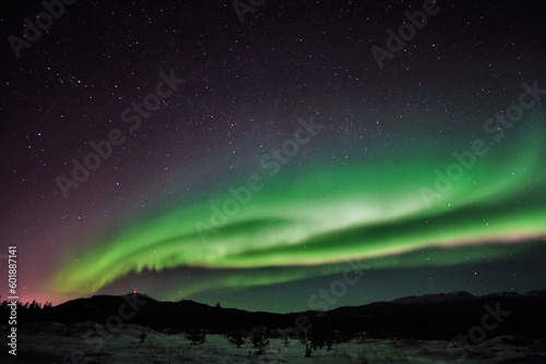 Whitehorse's Cosmic Dance: Spiraling Auroras Ignite the March Sky © Kiki_in _Canada