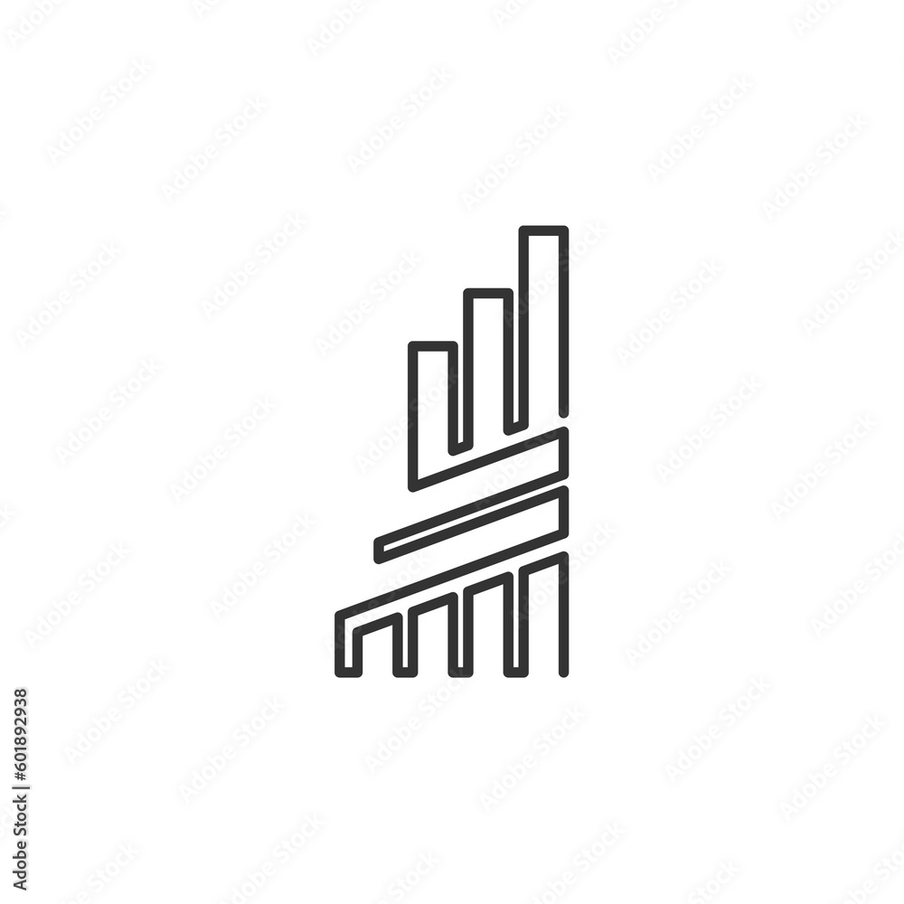 architecture logo template. Icon Illustration Brand Identity. Isolated and flat illustration. Vector graphic