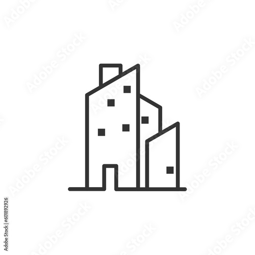 architecture logo template. Icon Illustration Brand Identity. Isolated and flat illustration. Vector graphic
