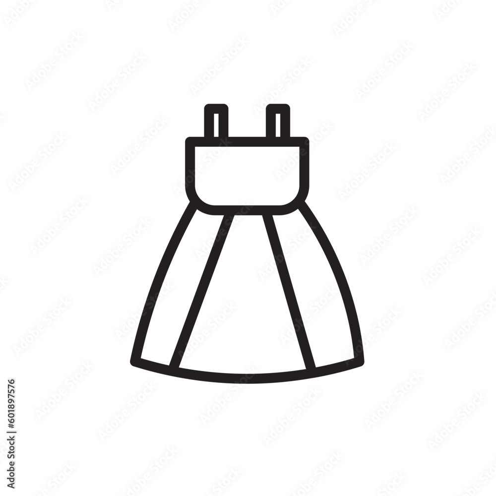 Dress Evening Fashion Outline Icon