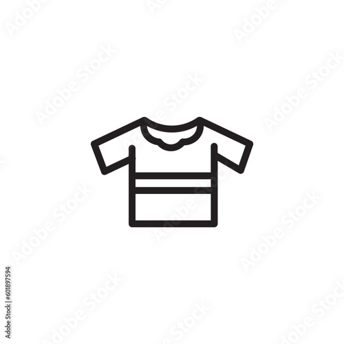 Fashion Garment Shirt Outline Icon