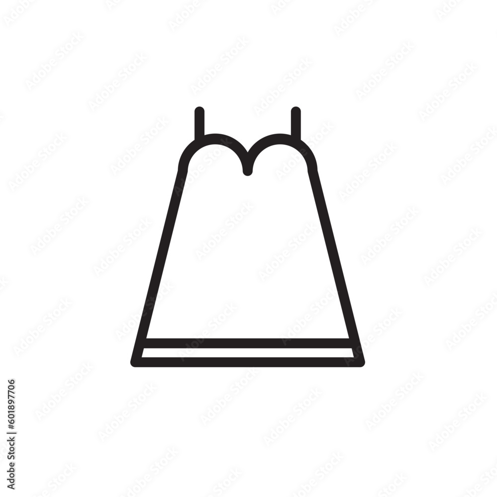 Naklejka premium Fashion Shirt Wear Outline Icon