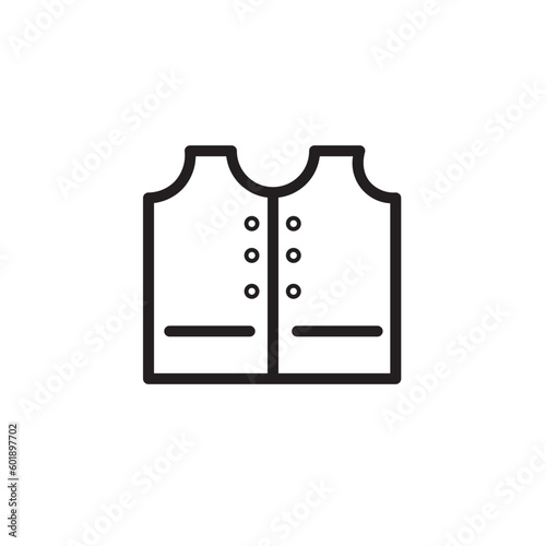 Fashion Shirt Wear Outline Icon