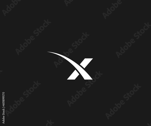 x logo design vector photo