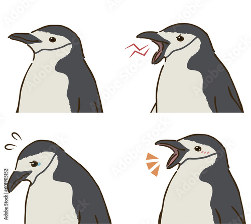 ヒゲペンギンの喜怒哀楽セット