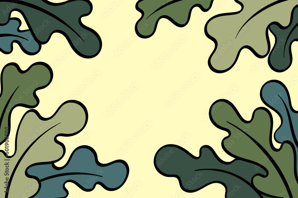 Leaf vector background. Falling green leaves. Pattern for applicable, website banner, poster sign corporate business, header web, social media template. Vector illustration. Leaf vector background. Falling green leaves. Pattern for applicable, website banner, poster sign corporate business, header web, social media template. Vector illustration.
