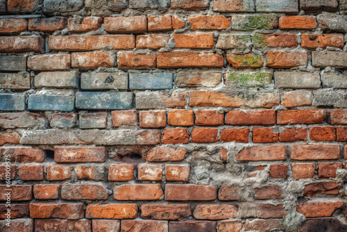 Old Brick wall  Ai generated