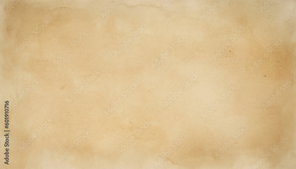 Fototapeta premium watercolor texture background beige color, old paper texture background - Generative Ai