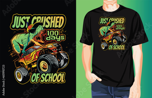 100 days of school t-shirt design