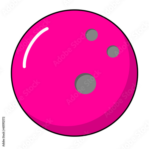 Pink Bowling Ball
