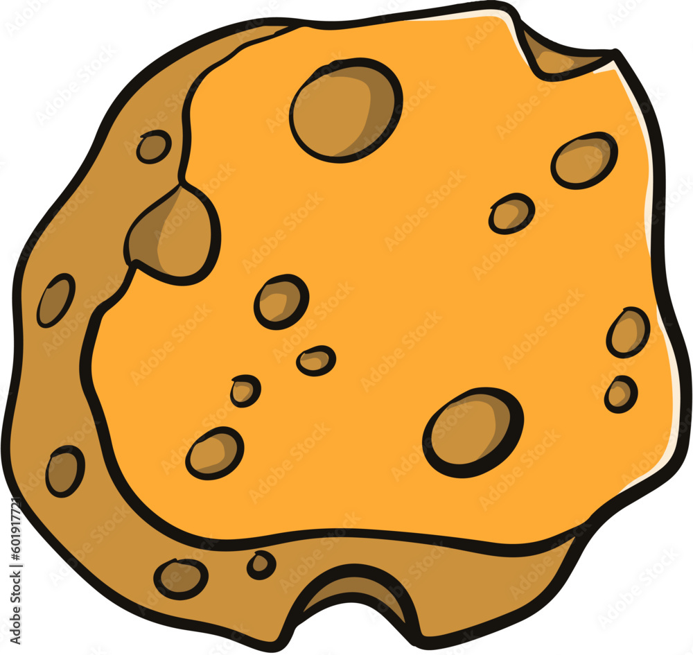 piece of cheese vector graphic 