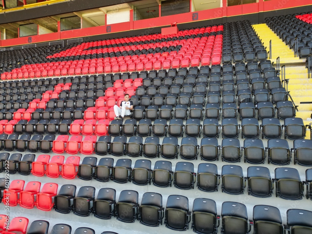 Obraz premium Arquibancada de estádio