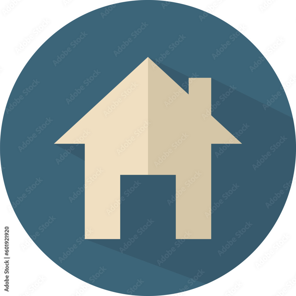 Web home flat icon for apps Web home flat icon for apps