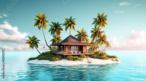The beautiful tropical island © Absent Satu