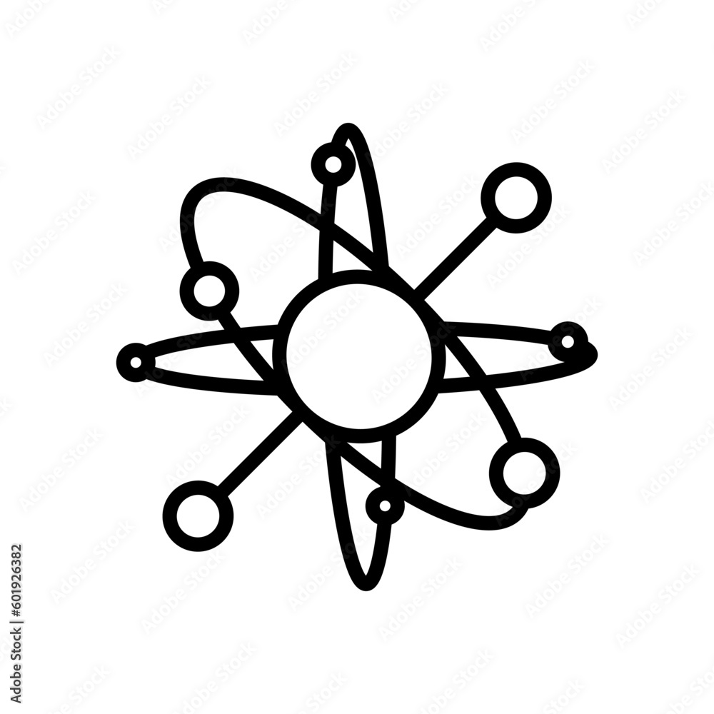 atom sign symbol vector