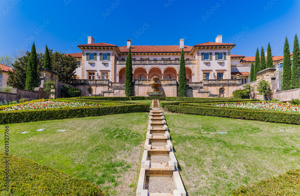 Beautiful landscape in the Philbrook Museum of Art