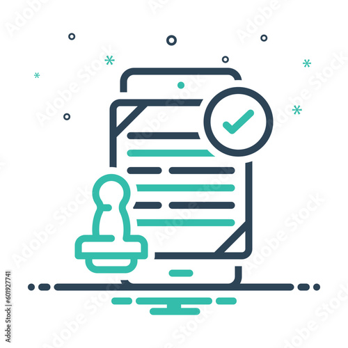 Mix icon for allow 