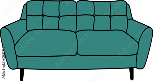 Sofa Icon Illustration
