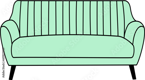 Sofa Icon Illustration