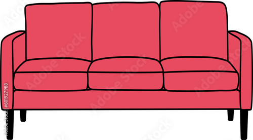 Sofa Icon Illustration