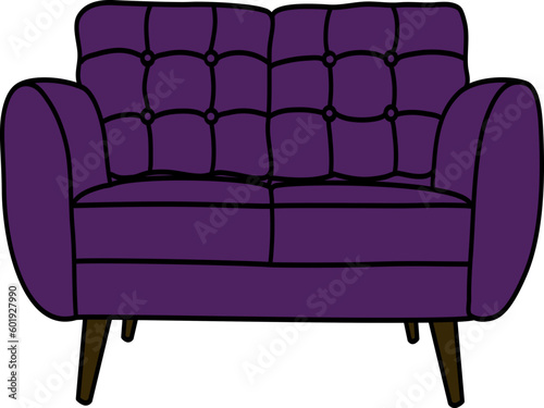 Sofa Icon Illustration