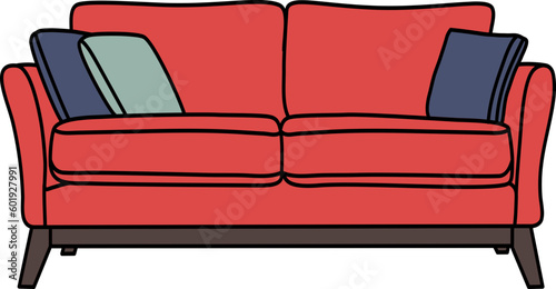 Sofa Icon Illustration