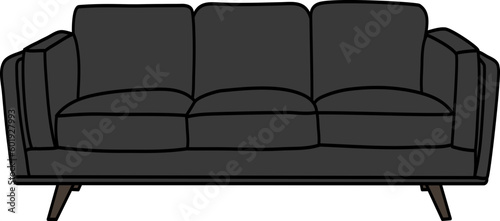 Sofa Icon Illustration