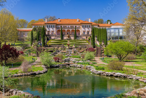 Beautiful landscape in the Philbrook Museum of Art