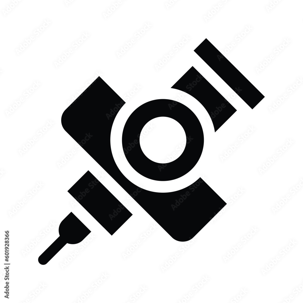 cannula glyph icon illustration vector graphic cannula glyph icon illustration vector graphic