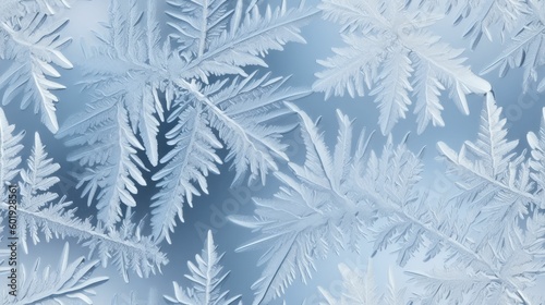 seamless close-up of a frosty window pane  cold and delicate background texture  tile  8K  generative ai.