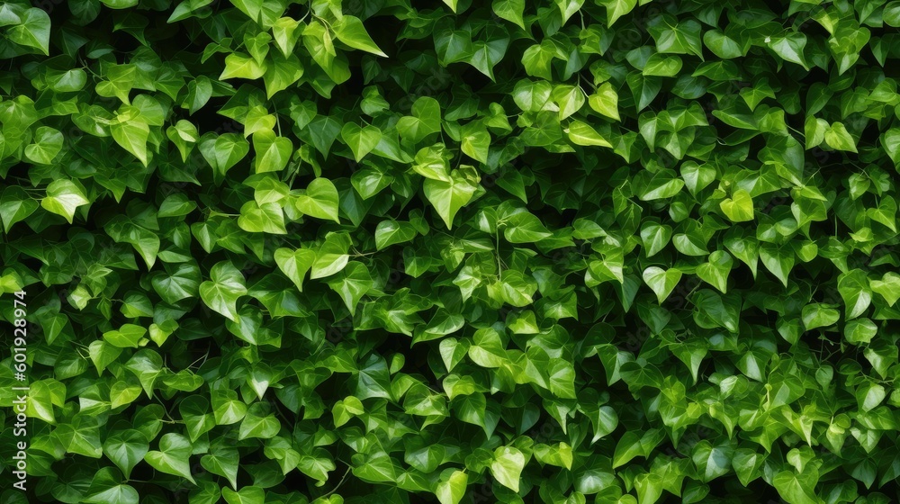 seamless texture of a dense green vine wall, lush and natural background texture, tile, 8K, generative ai seamless texture of a dense green vine wall, lush and natural background texture, tile, 8K, generative ai