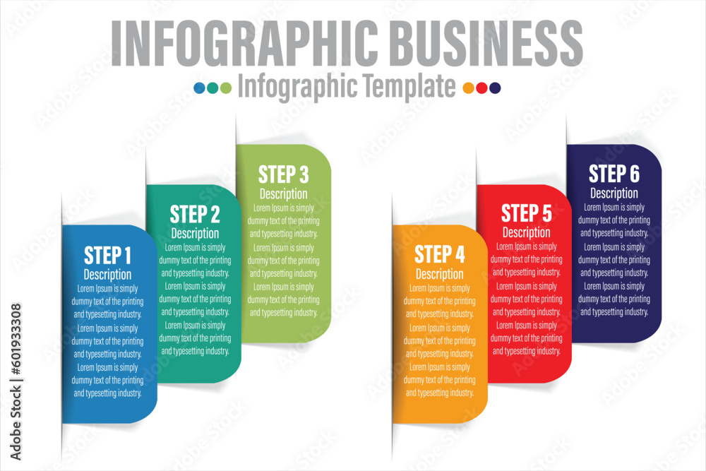 6 Steps, 6 Option Geometric shape with steps,options,processes or workflow.Business data visualization. Creative step infographic template for presentation,vector illustration. 6 Steps, 6 Option Geometric shape with steps,options,processes or workflow.Business data visualization. Creative step infographic template for presentation,vector illustration.