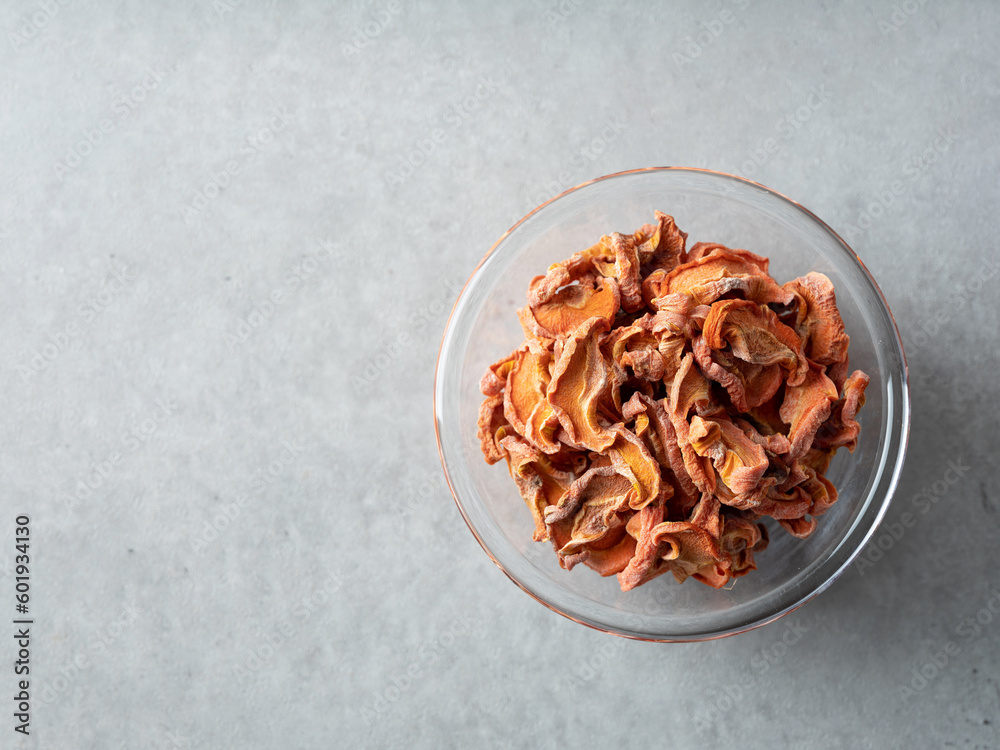 Dried vegetables, dried carrots, ingredients Dried vegetables, dried carrots, ingredients