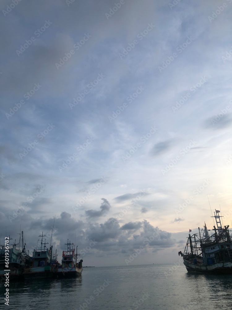 cargo ship in port