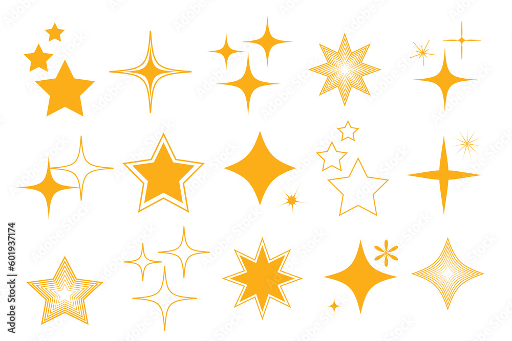 Shine sparkle icon. Vector blink star for logo, sparkle clipart Shine sparkle icon. Vector blink star for logo, sparkle clipart