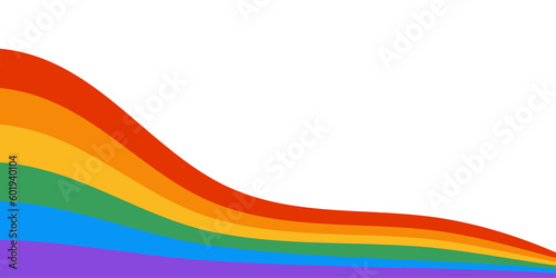 Rainbow Background LGBTQ Pride Month Illustration