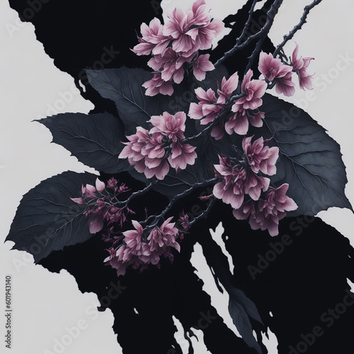 background with flowers sakura bloom