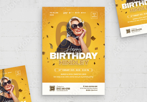 Birthday Flyer Poster Template
