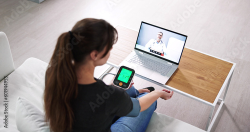 Patient Testing Blood Pressure