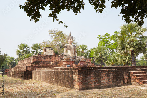 The historic city of Sukhothai, Thailand, regarded as the first capital of Siam